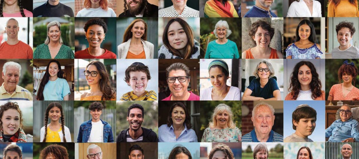 collage of many people's faces