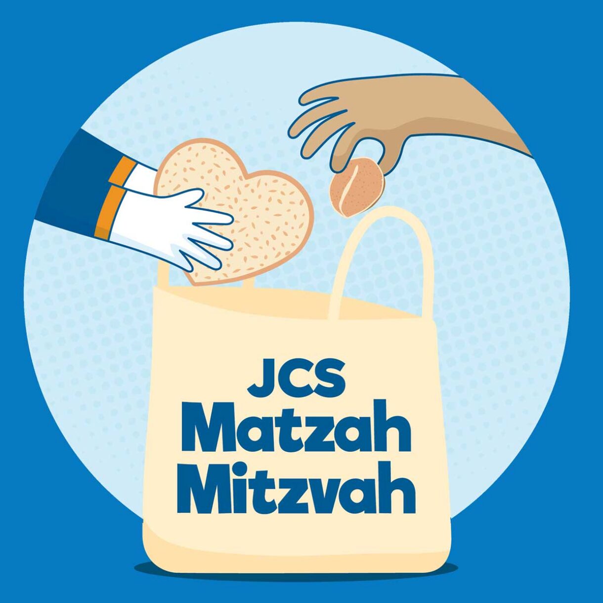 JCS Matzah Mitzvah 2026 Logo